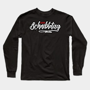 Schniblotag 2021 Schniblow I Blowjob Schnitzel Schniblowtag Schniblo Long Sleeve T-Shirt